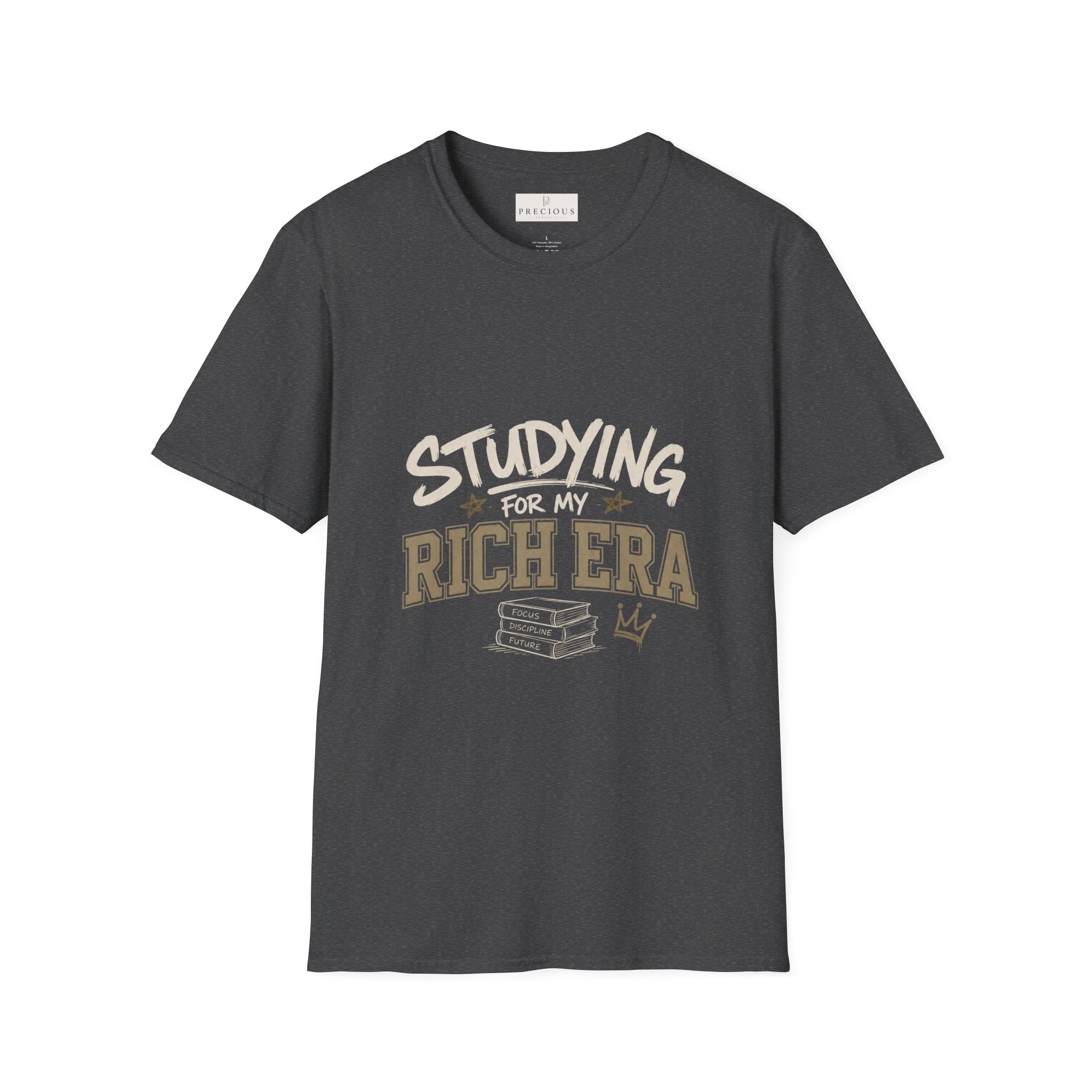 Personalized "Studying For My Rich Era", "Fear Less Do More" comfortable unisex T-Shirt