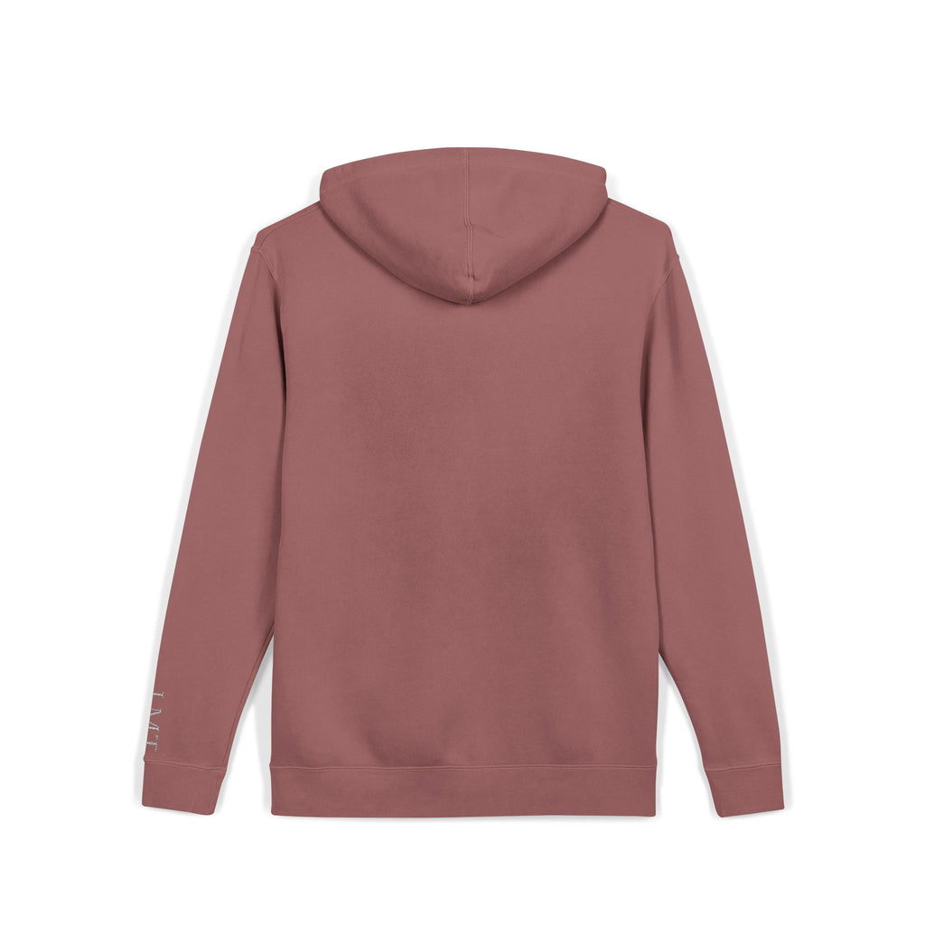 Personalized "Expresso Yourself" Sleeve Pigment-Dyed Hoodie with Coffee Crest Logo — Vintage Cozy Streetwear