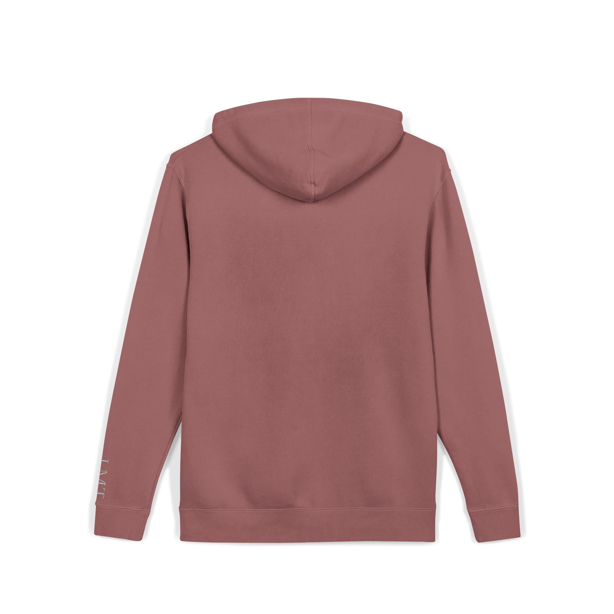 Personalized "Expresso Yourself" Sleeve Pigment-Dyed Hoodie with Coffee Crest Logo — Vintage Cozy Streetwear