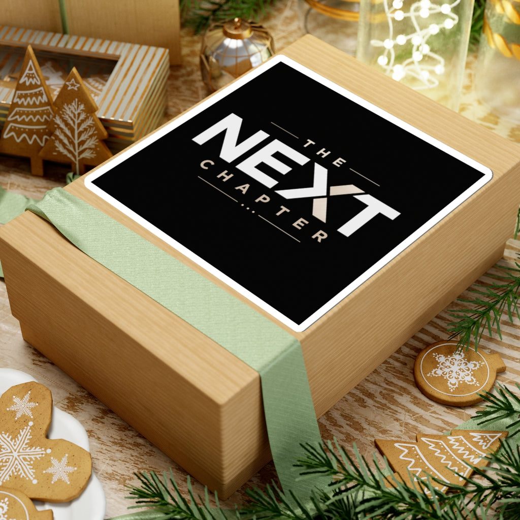 Kiss-Cut Sticker — “The Next Chapter” Motivational Laptop Decal