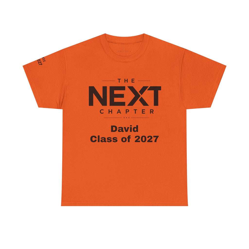 Personalized "Class of" and School pride, Back to School-Unisex Heavy Cotton Tee