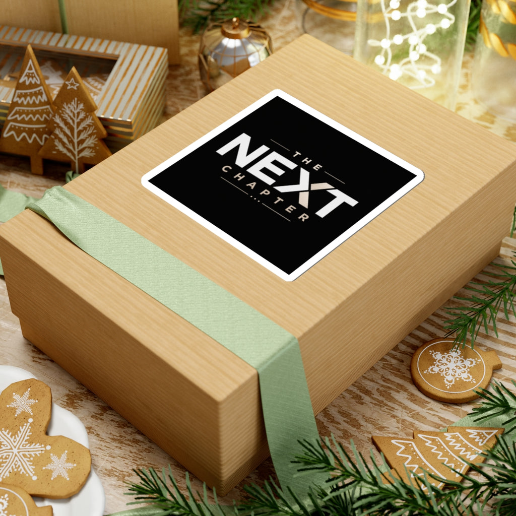 Kiss-Cut Sticker — “The Next Chapter” Motivational Laptop Decal