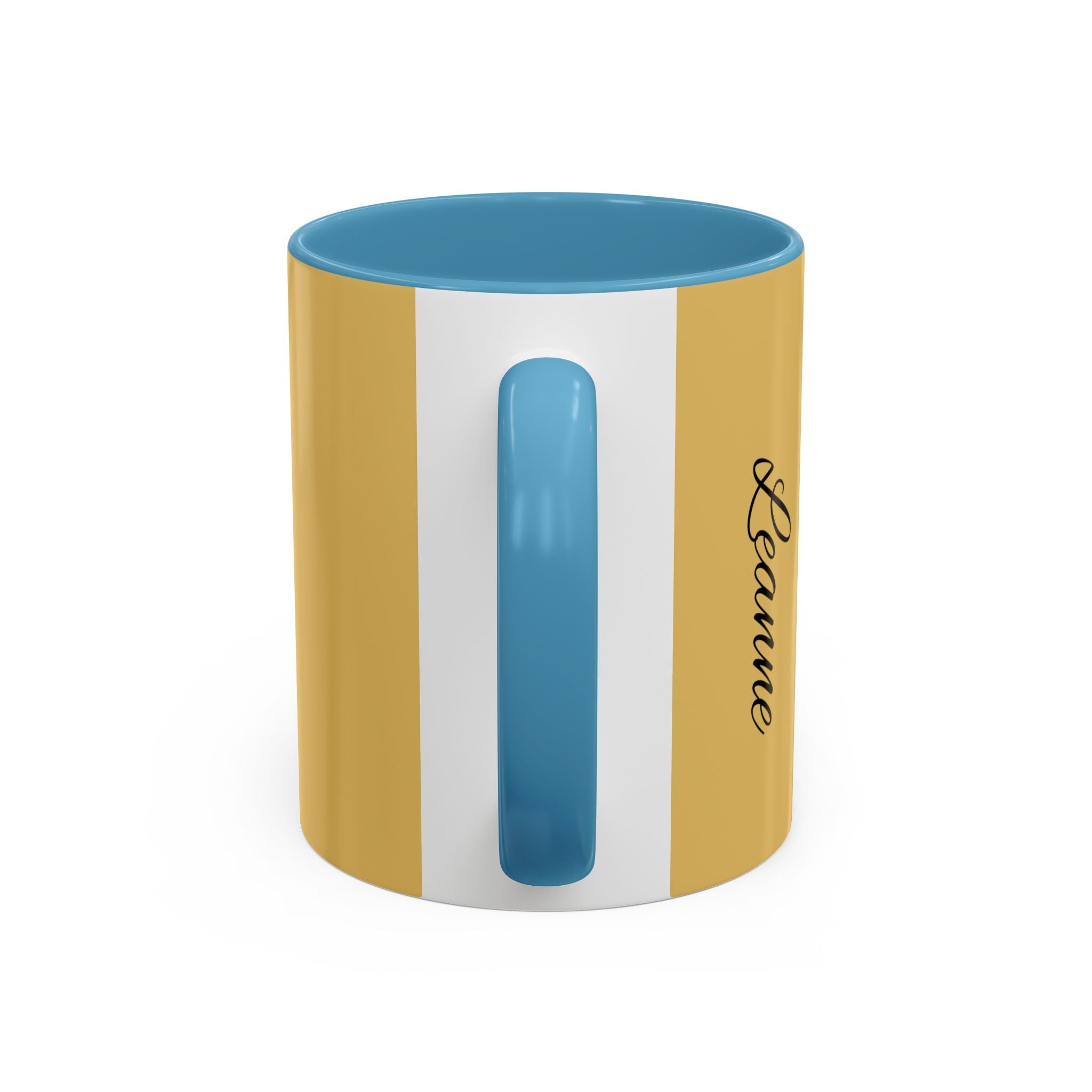 Personalized Espresso Yourself Accent Coffee Mug - Funny Coffee Lover Gift (11/15oz)
