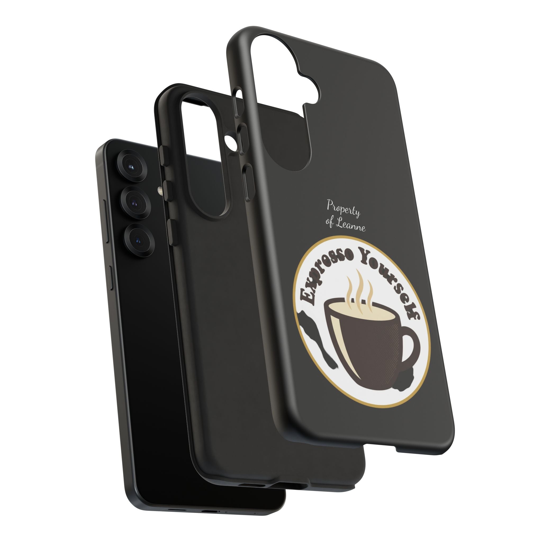 Espresso Yourself Phone Case — Cute Coffee Cup Protective Case for Coffee Lovers