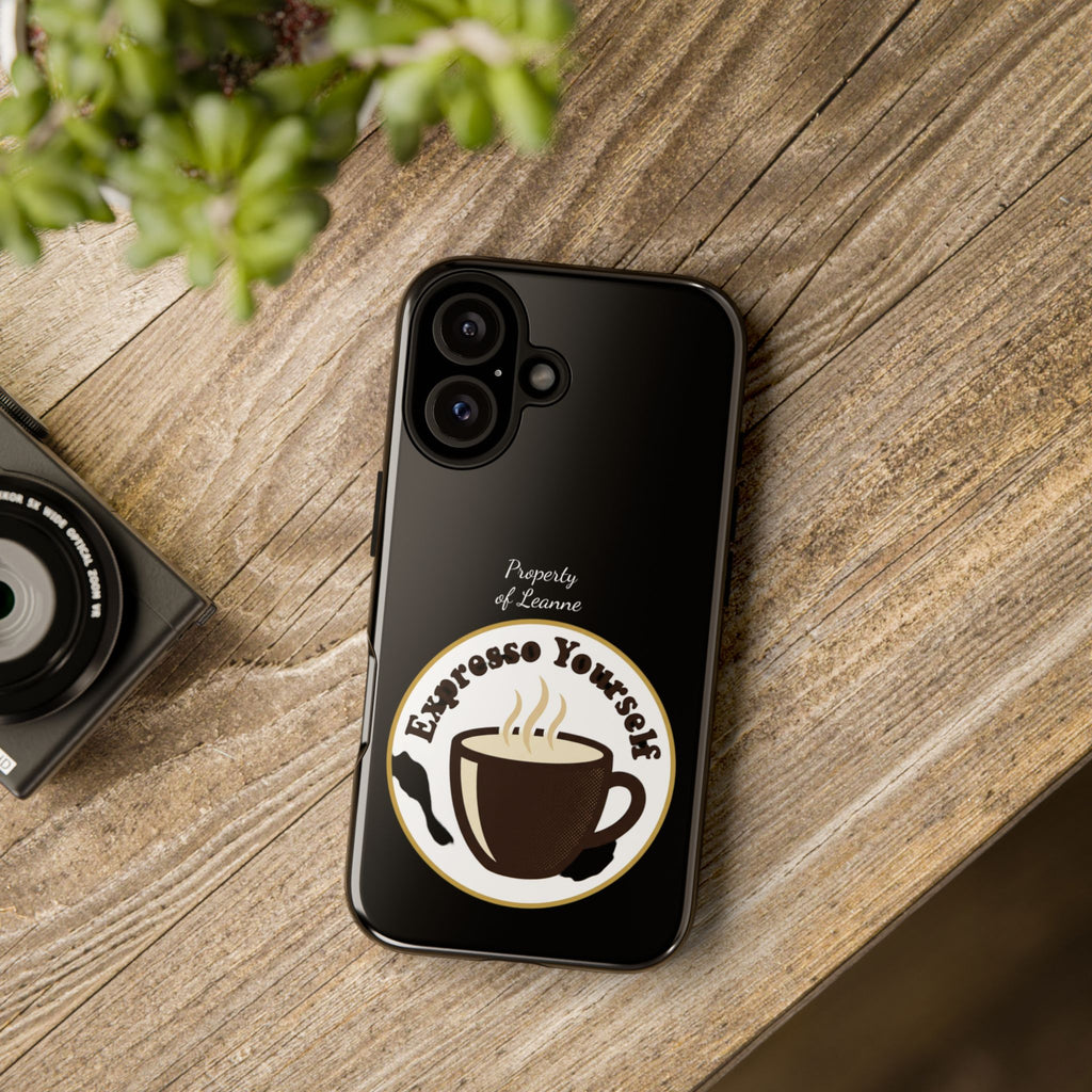 Espresso Yourself Phone Case — Cute Coffee Cup Protective Case for Coffee Lovers
