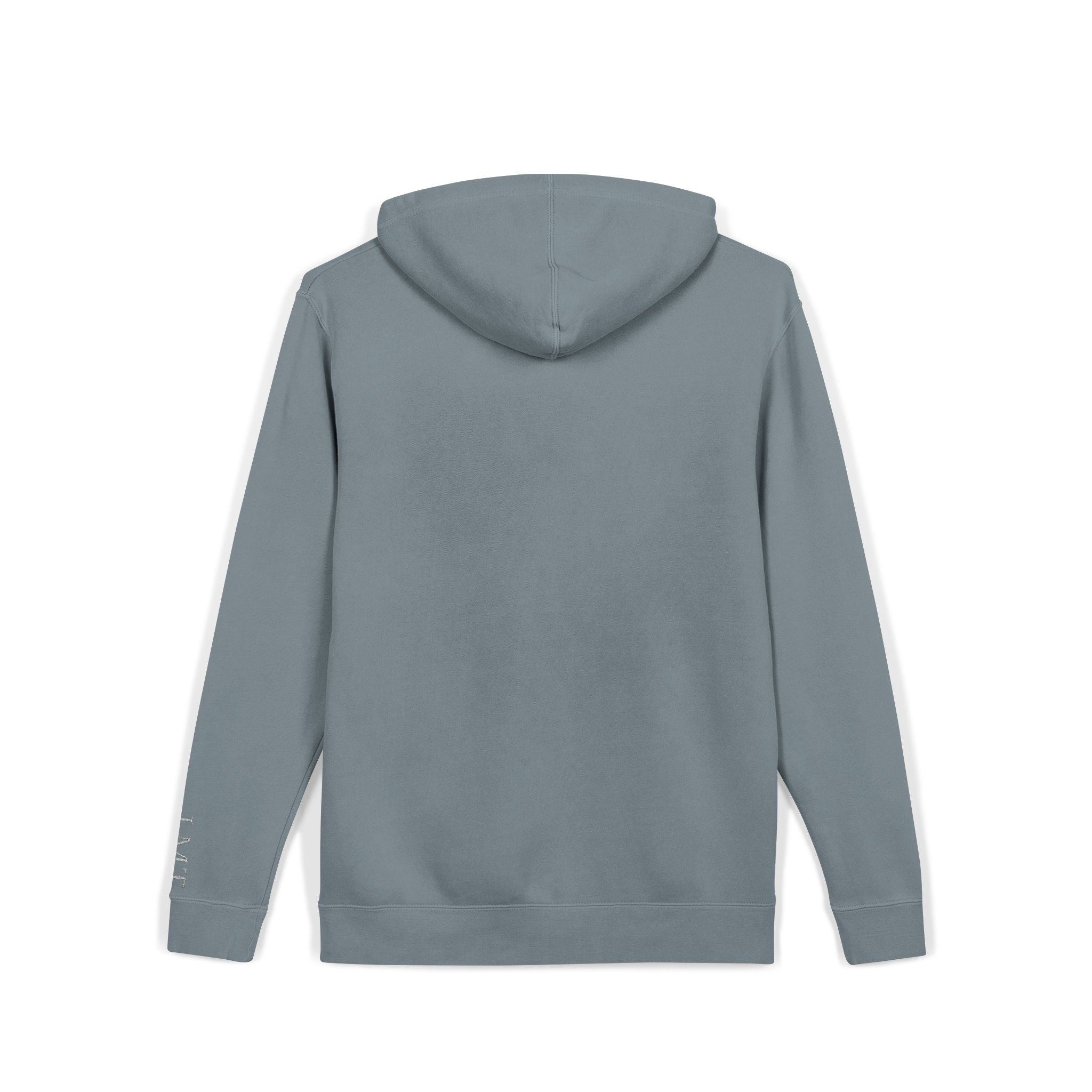 Personalized "Expresso Yourself" Sleeve Pigment-Dyed Hoodie with Coffee Crest Logo — Vintage Cozy Streetwear