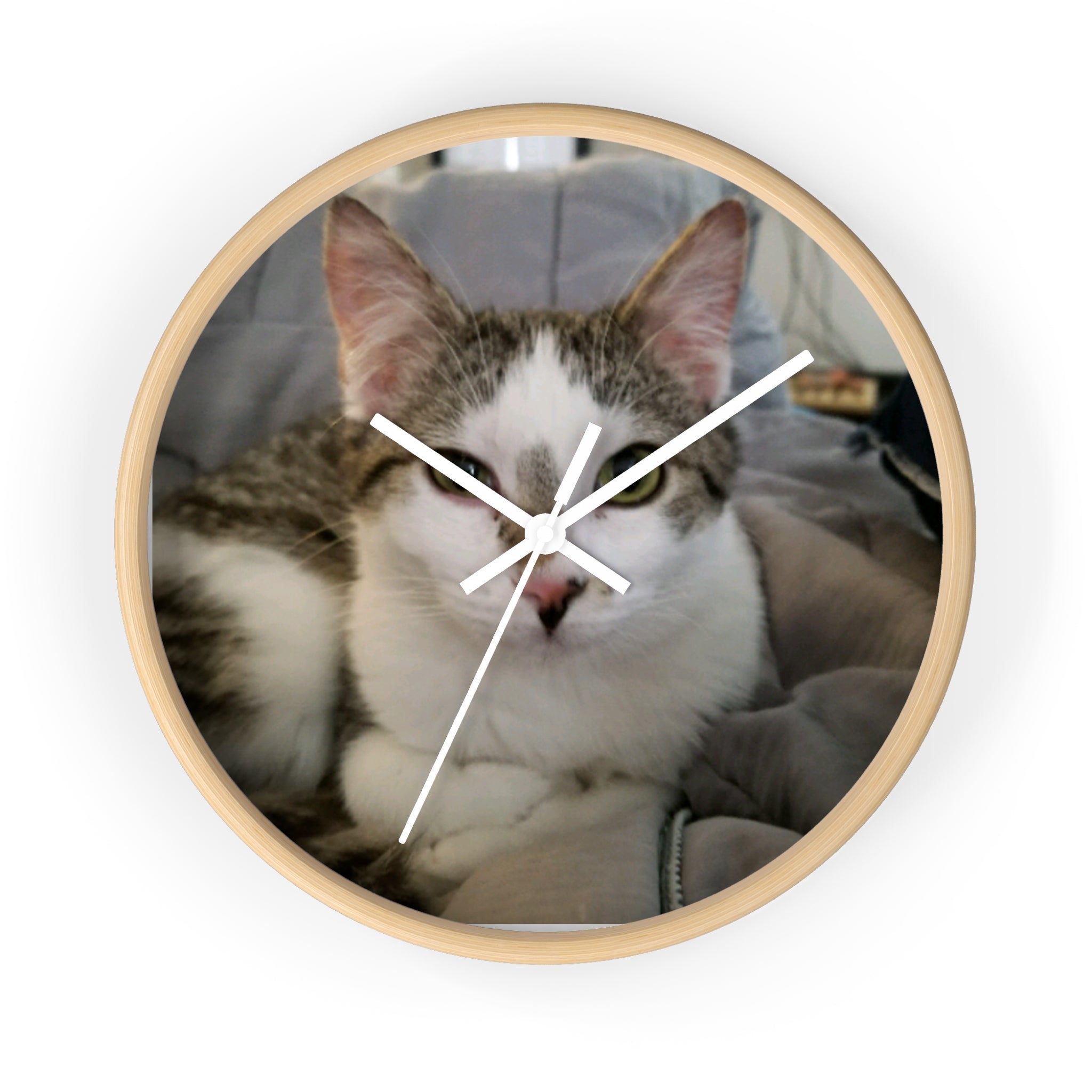 Personalized Photo Wall Clock — Custom Portrait Clock
