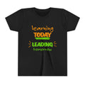 Personalized Youth Tee - Learning Today Leading Tomorrow