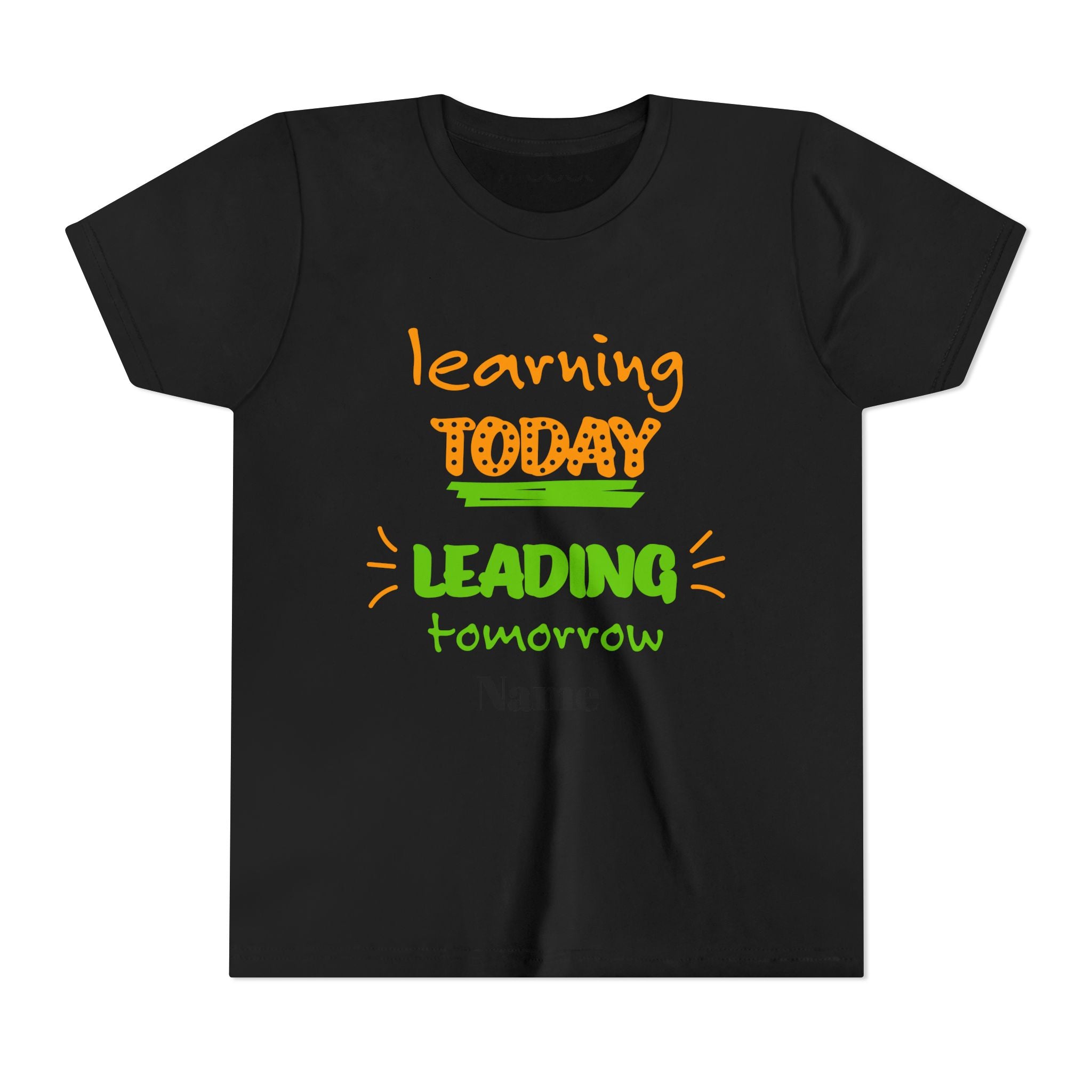 Personalized Youth Tee - Learning Today Leading Tomorrow
