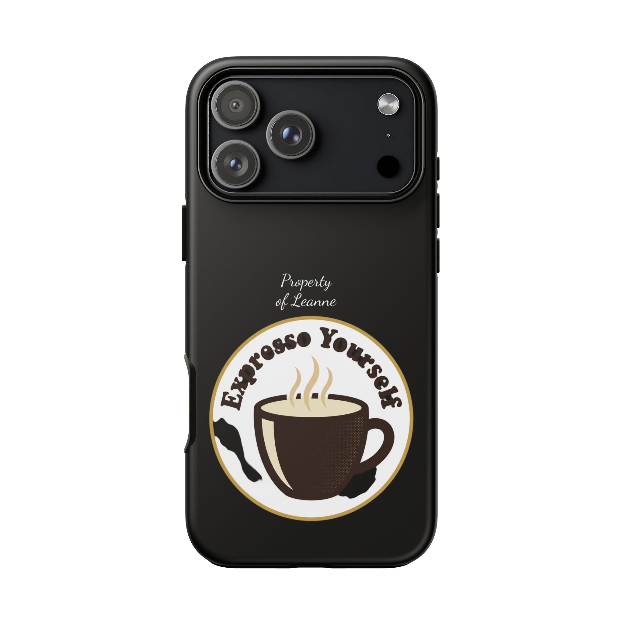 Espresso Yourself Phone Case — Cute Coffee Cup Protective Case for Coffee Lovers