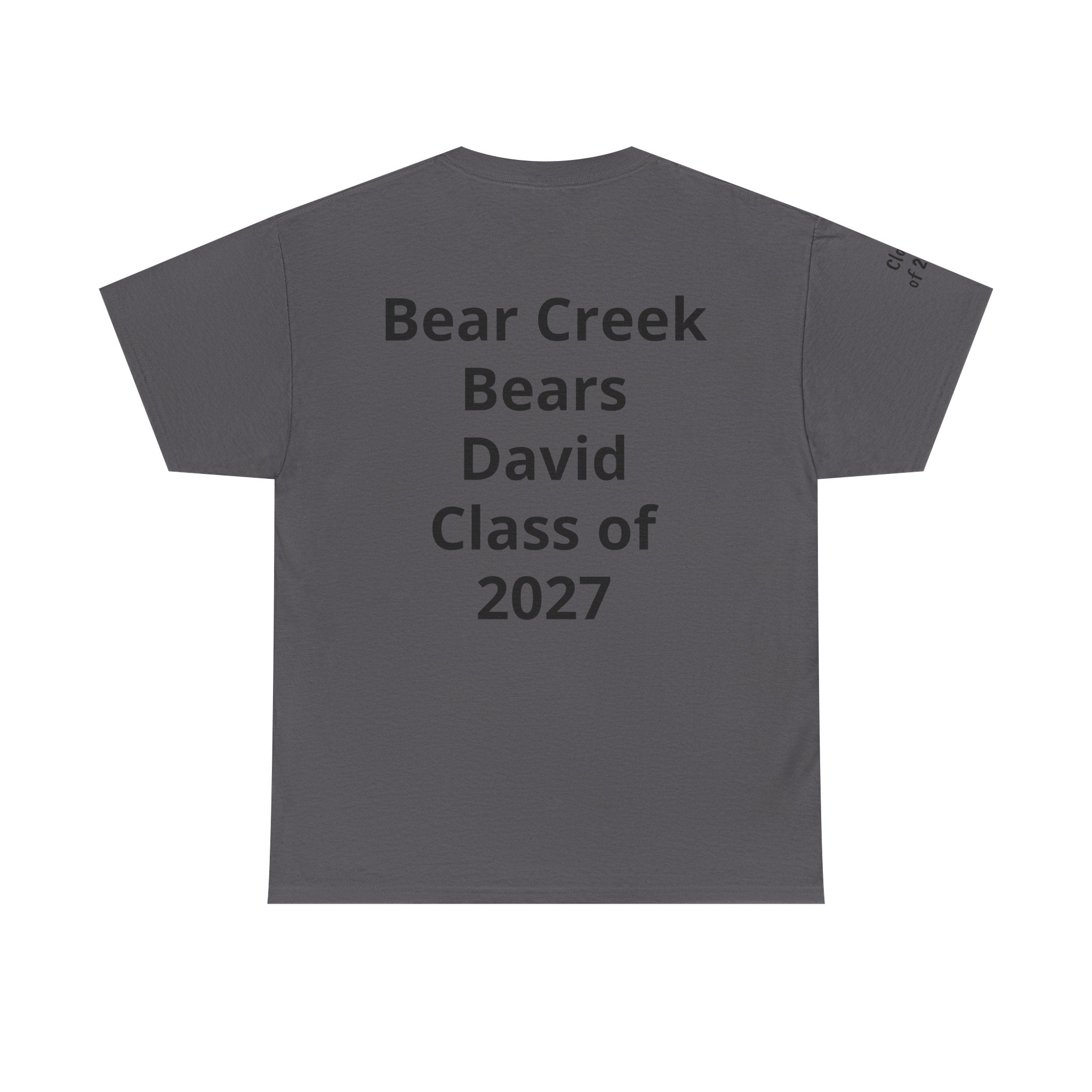 Personalized "Class of" and School pride, Back to School-Unisex Heavy Cotton Tee