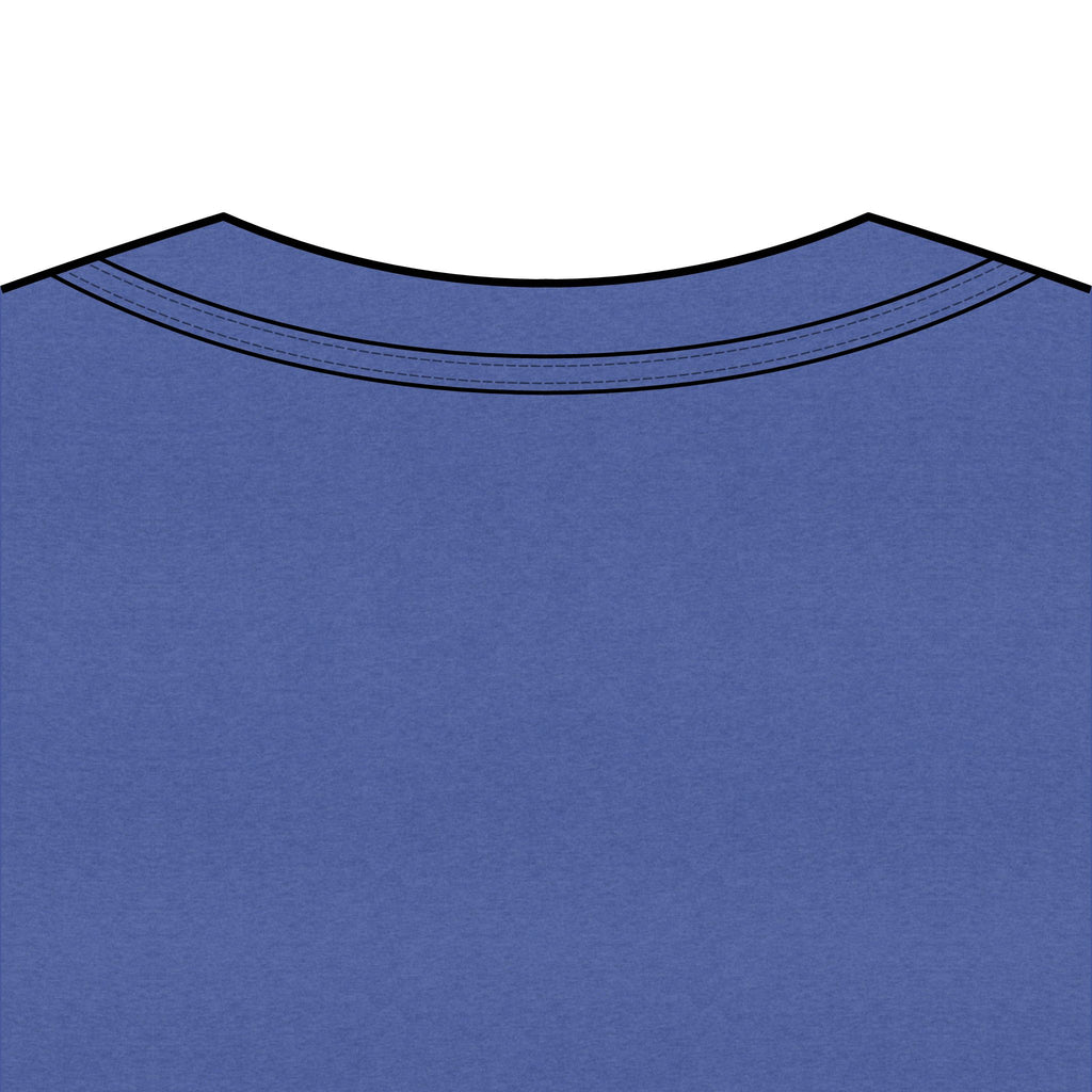 Blessed Dolphin V-Neck Tee — Women’s Faith Graphic Shirt