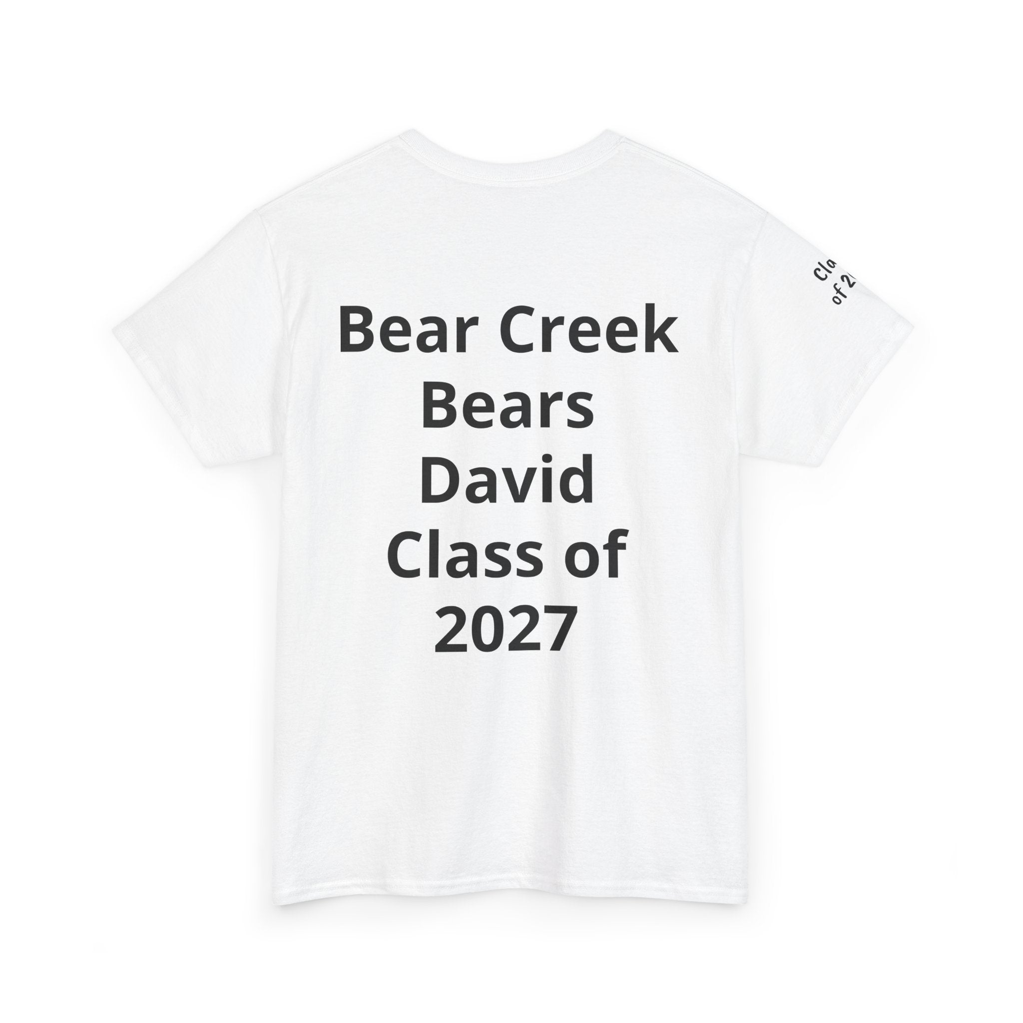 Personalized "Class of" and School pride, Back to School-Unisex Heavy Cotton Tee