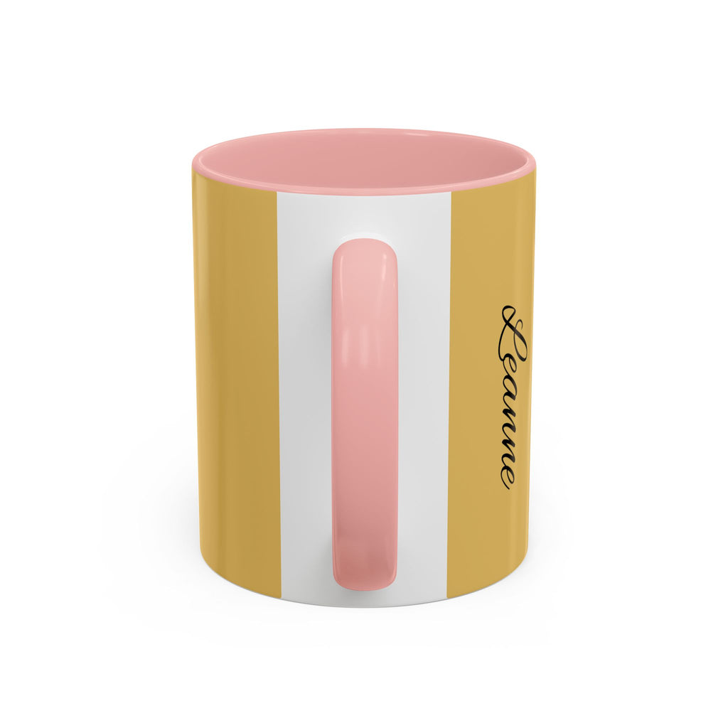 Personalized Espresso Yourself Accent Coffee Mug - Funny Coffee Lover Gift (11/15oz)