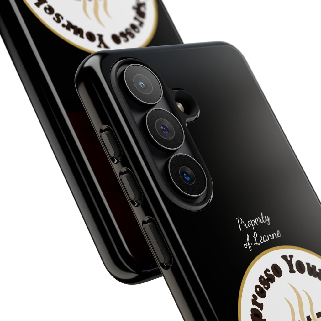 Espresso Yourself Phone Case — Cute Coffee Cup Protective Case for Coffee Lovers