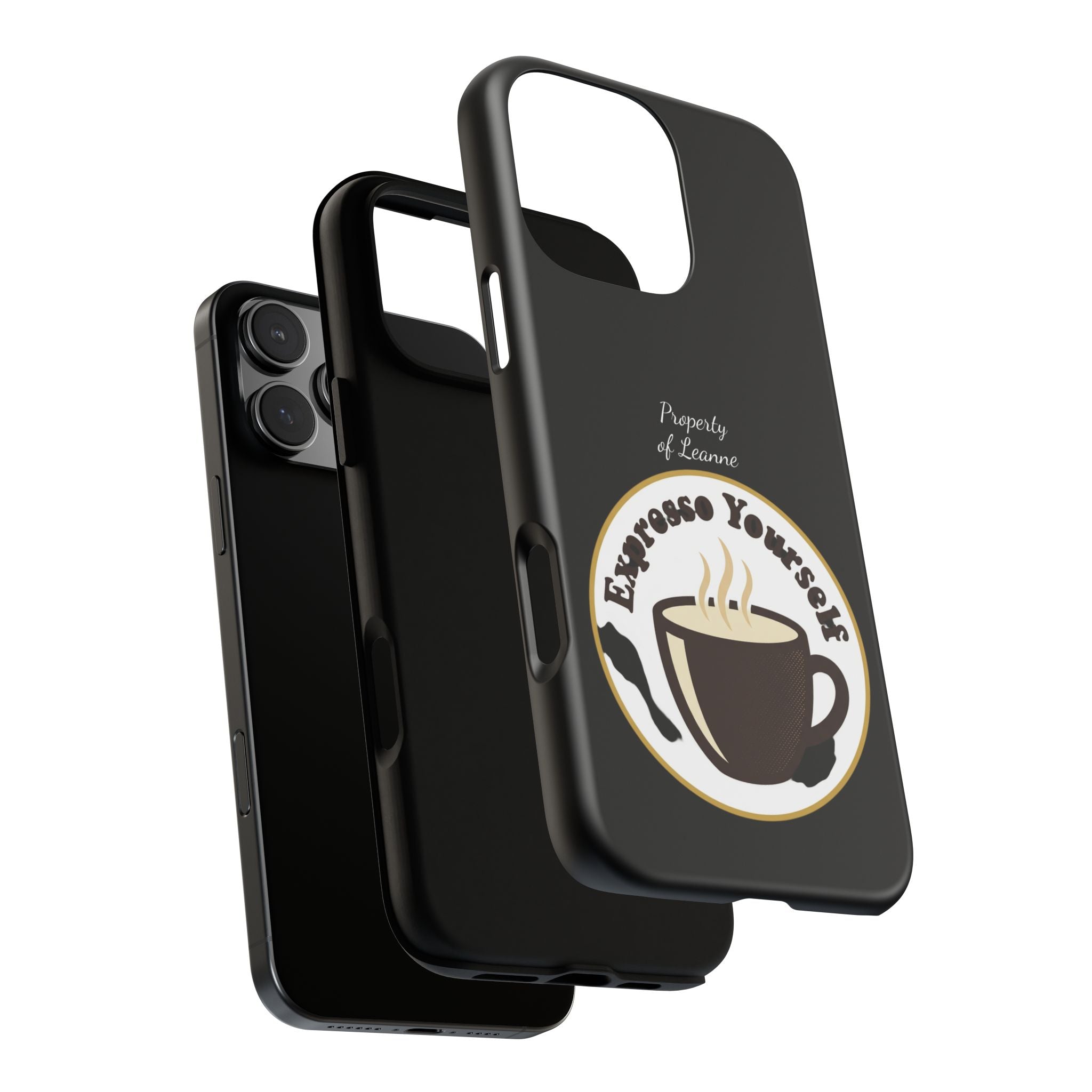 Espresso Yourself Phone Case — Cute Coffee Cup Protective Case for Coffee Lovers