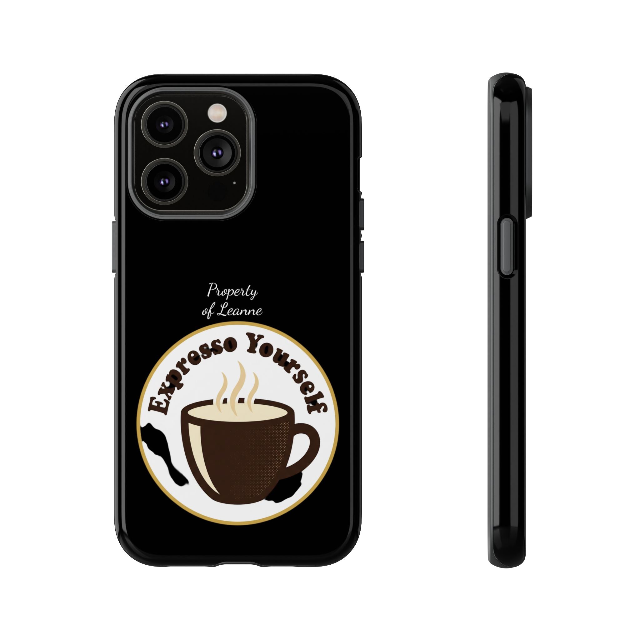 Espresso Yourself Phone Case — Cute Coffee Cup Protective Case for Coffee Lovers