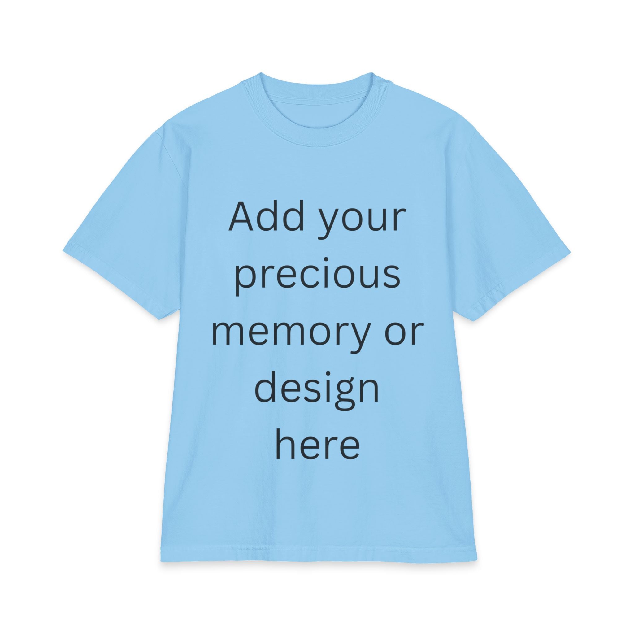 Custom Precious Photo & Memory T-Shirt — Personalized Short Sleeve