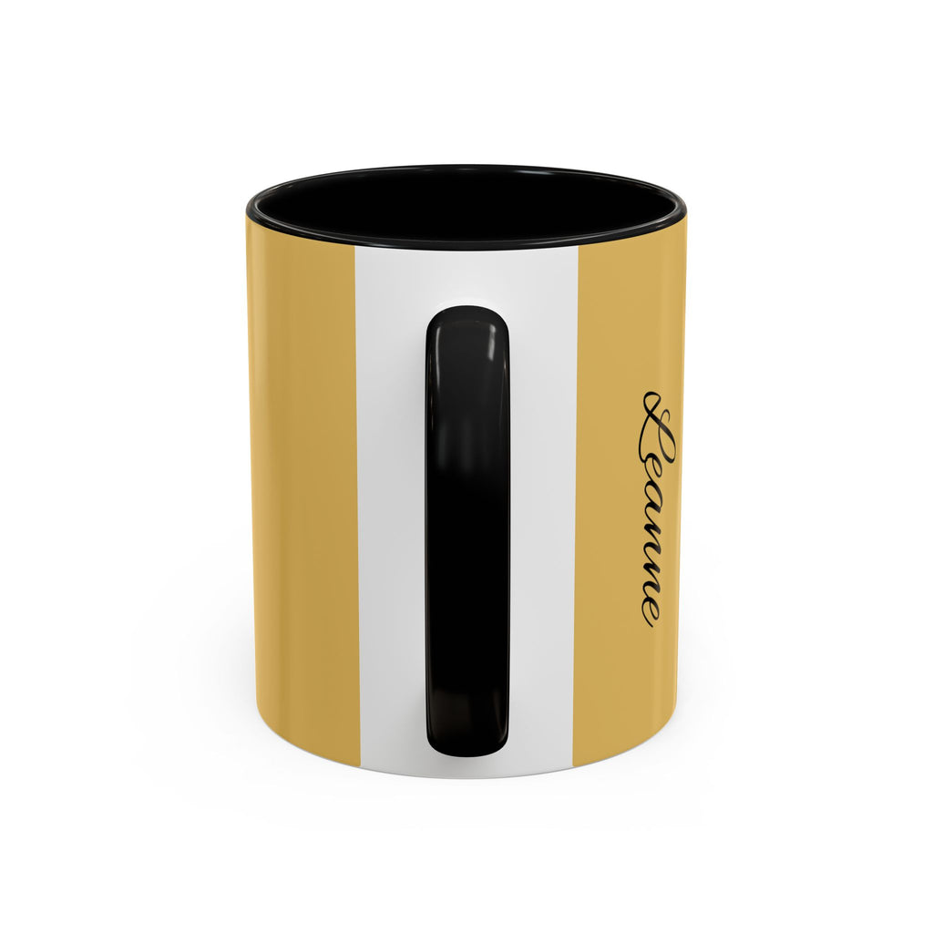 Personalized Espresso Yourself Accent Coffee Mug - Funny Coffee Lover Gift (11/15oz)