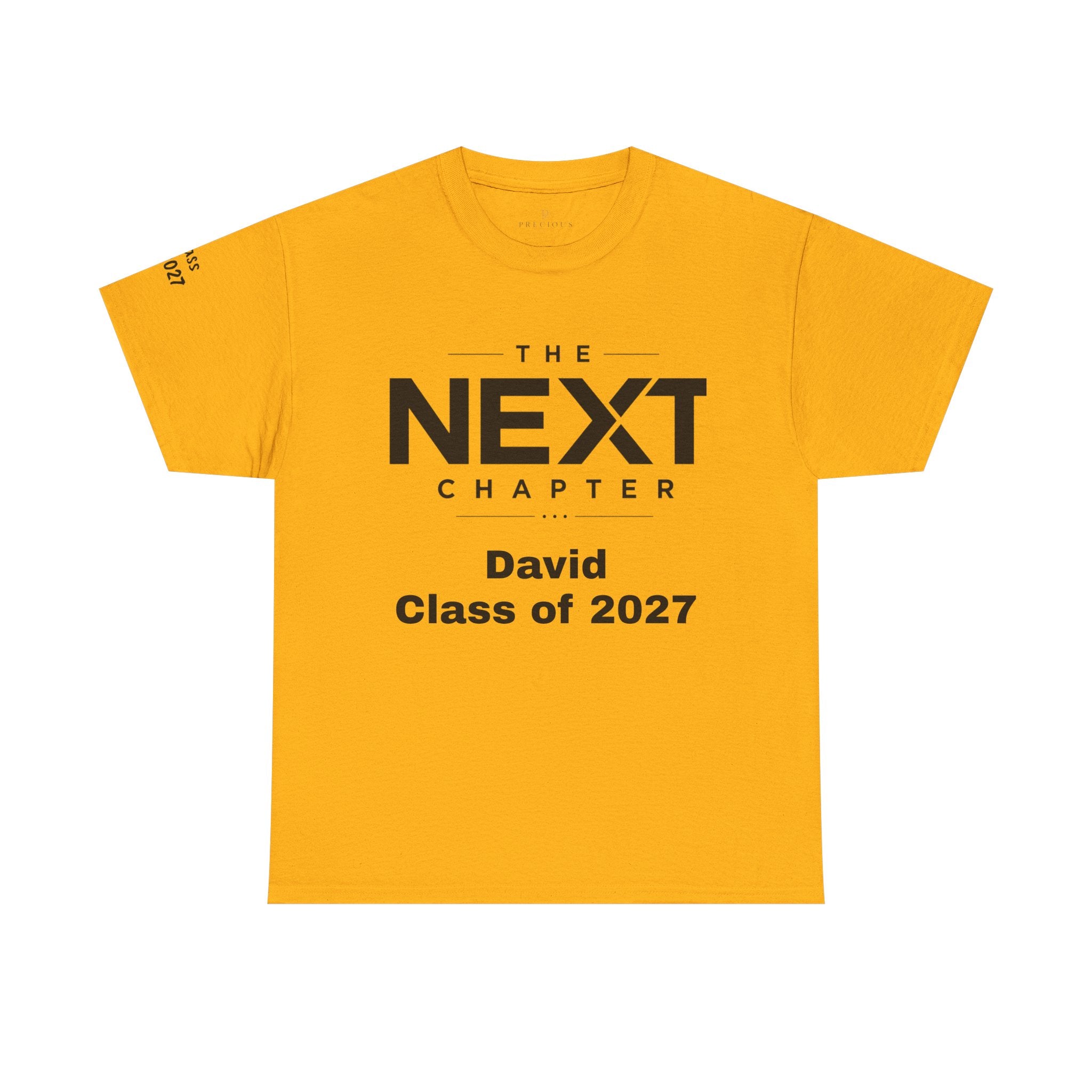 Personalized "Class of" and School pride, Back to School-Unisex Heavy Cotton Tee