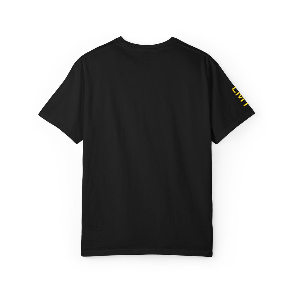 Wolf Moon Pocket T-Shirt — Minimal Black Wolf Circle Tee