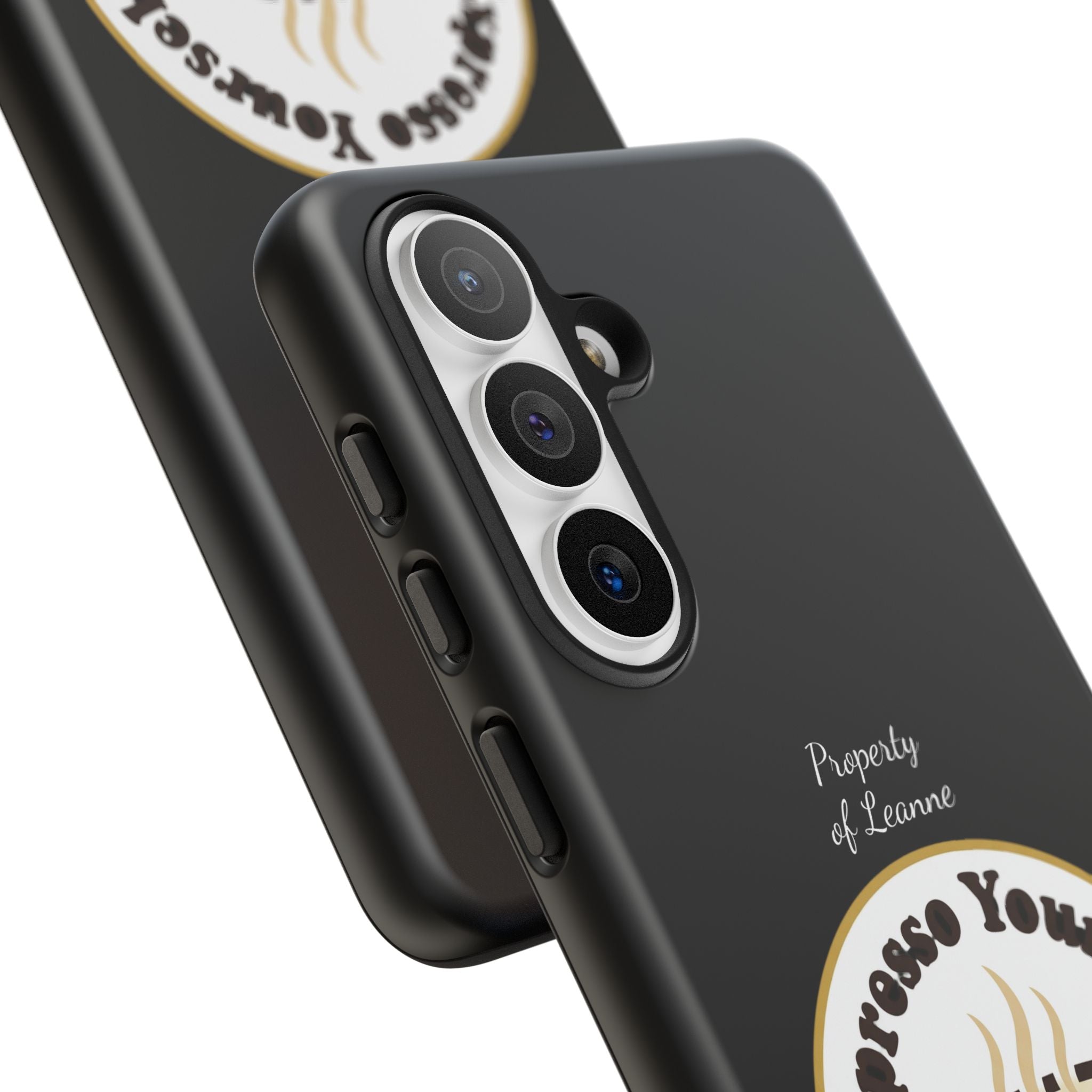 Espresso Yourself Phone Case — Cute Coffee Cup Protective Case for Coffee Lovers