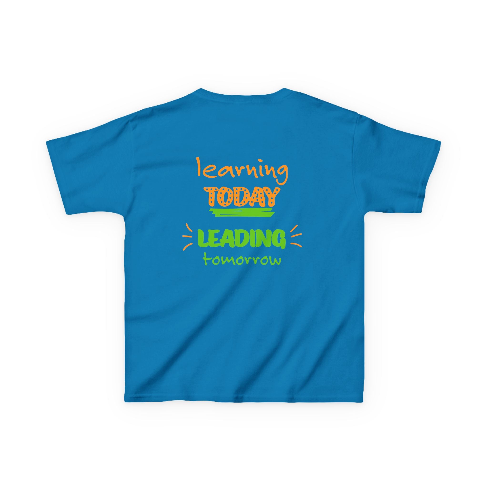 Kids Tee —  Back to School "BOSS" Personalized : "Learning Today, Leading Tomorrow"