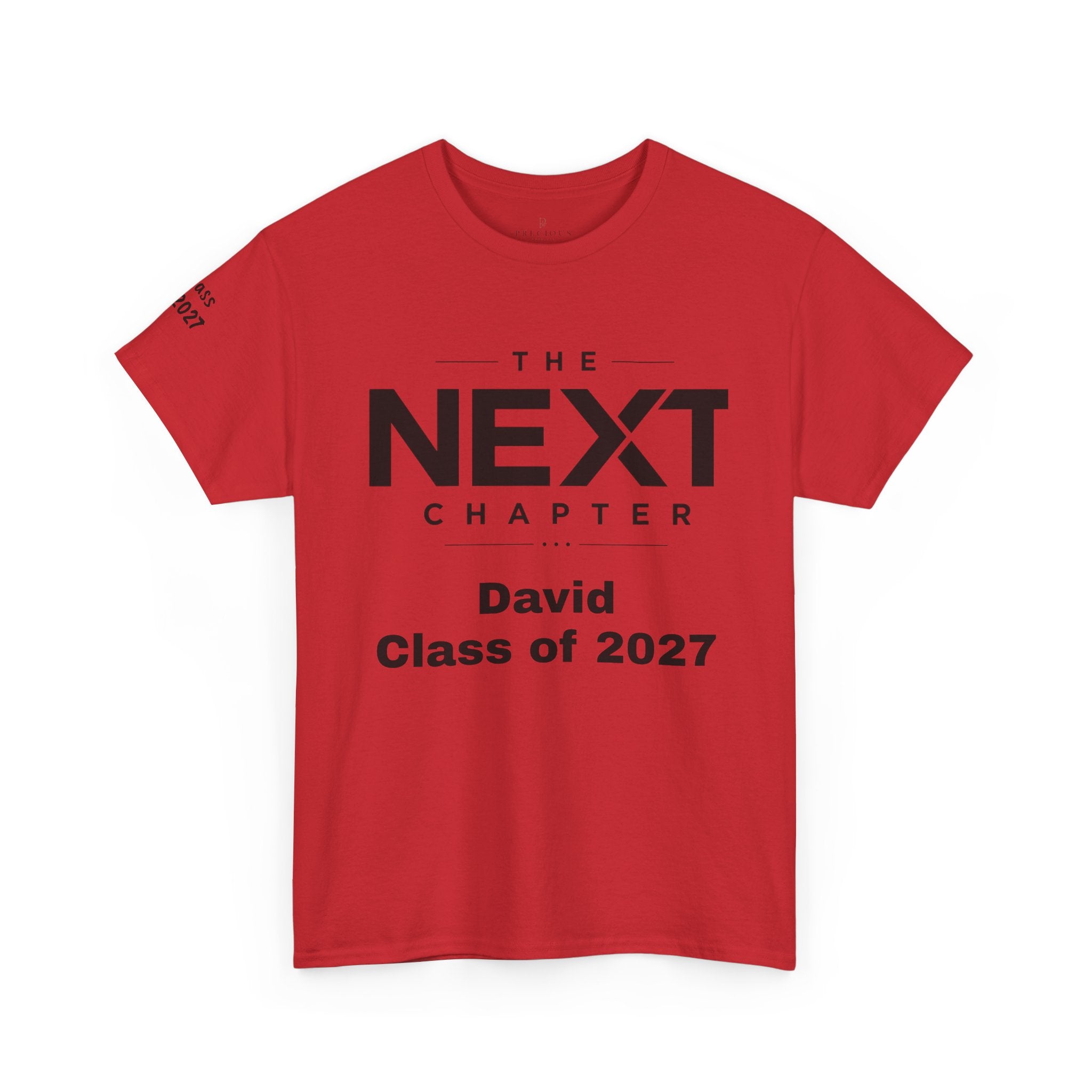 Personalized "Class of" and School pride, Back to School-Unisex Heavy Cotton Tee