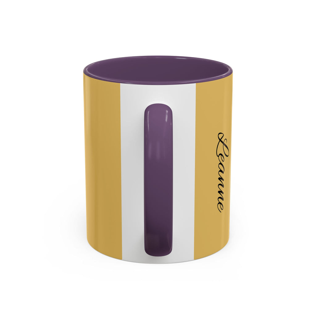 Personalized Espresso Yourself Accent Coffee Mug - Funny Coffee Lover Gift (11/15oz)