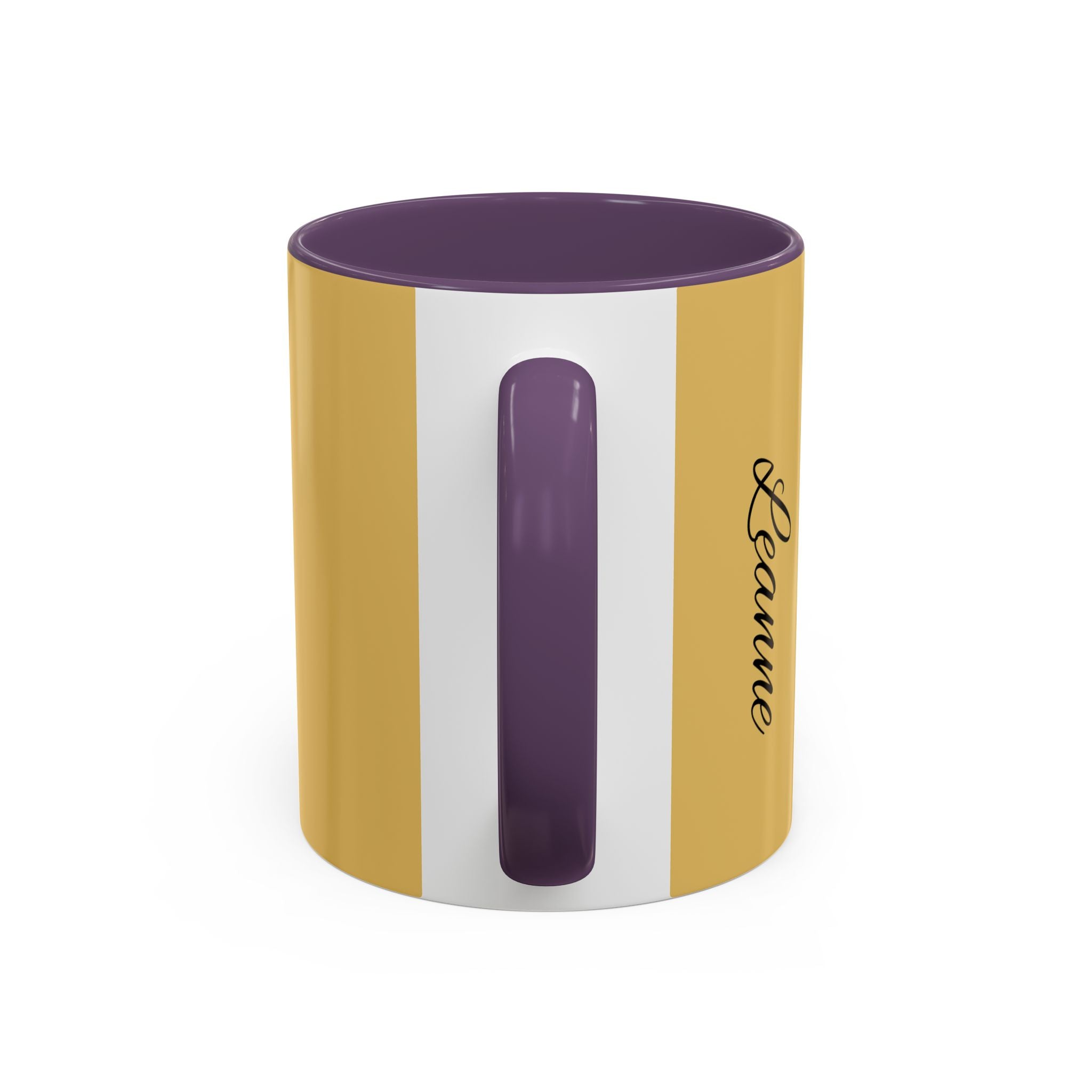 Personalized Espresso Yourself Accent Coffee Mug - Funny Coffee Lover Gift (11/15oz)