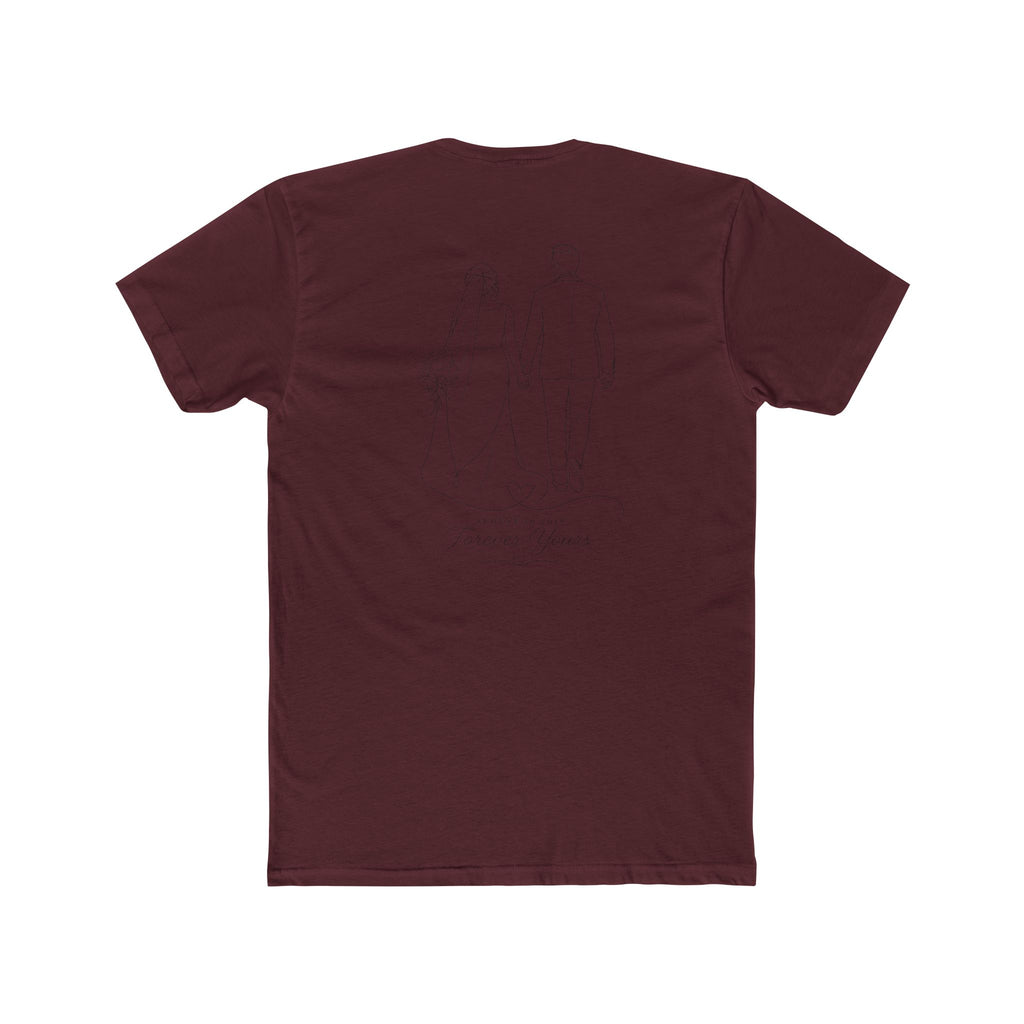 Unisex Personalized Front and Back Cotton Crew Tee