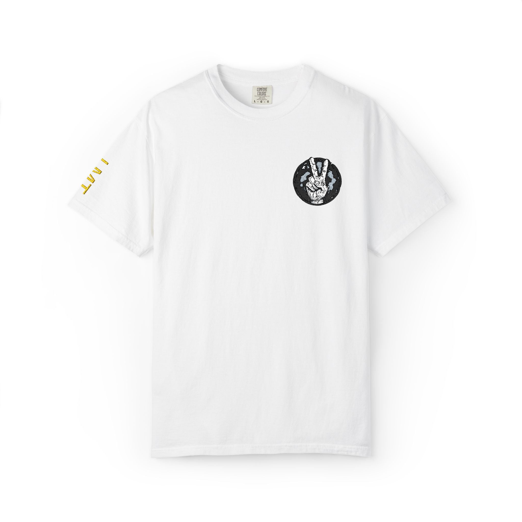 Wolf Moon Pocket T-Shirt — Minimal Black Wolf Circle Tee
