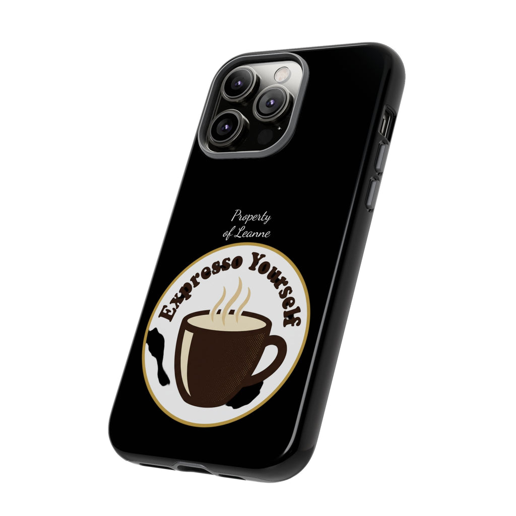 Espresso Yourself Phone Case — Cute Coffee Cup Protective Case for Coffee Lovers