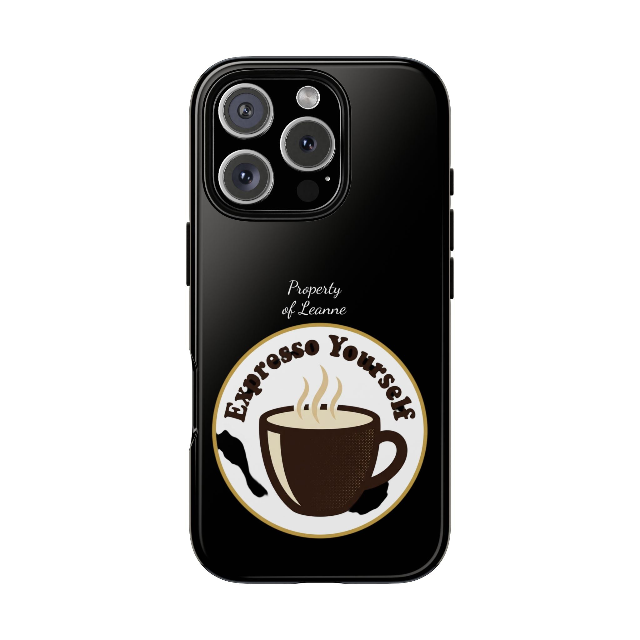 Espresso Yourself Phone Case — Cute Coffee Cup Protective Case for Coffee Lovers
