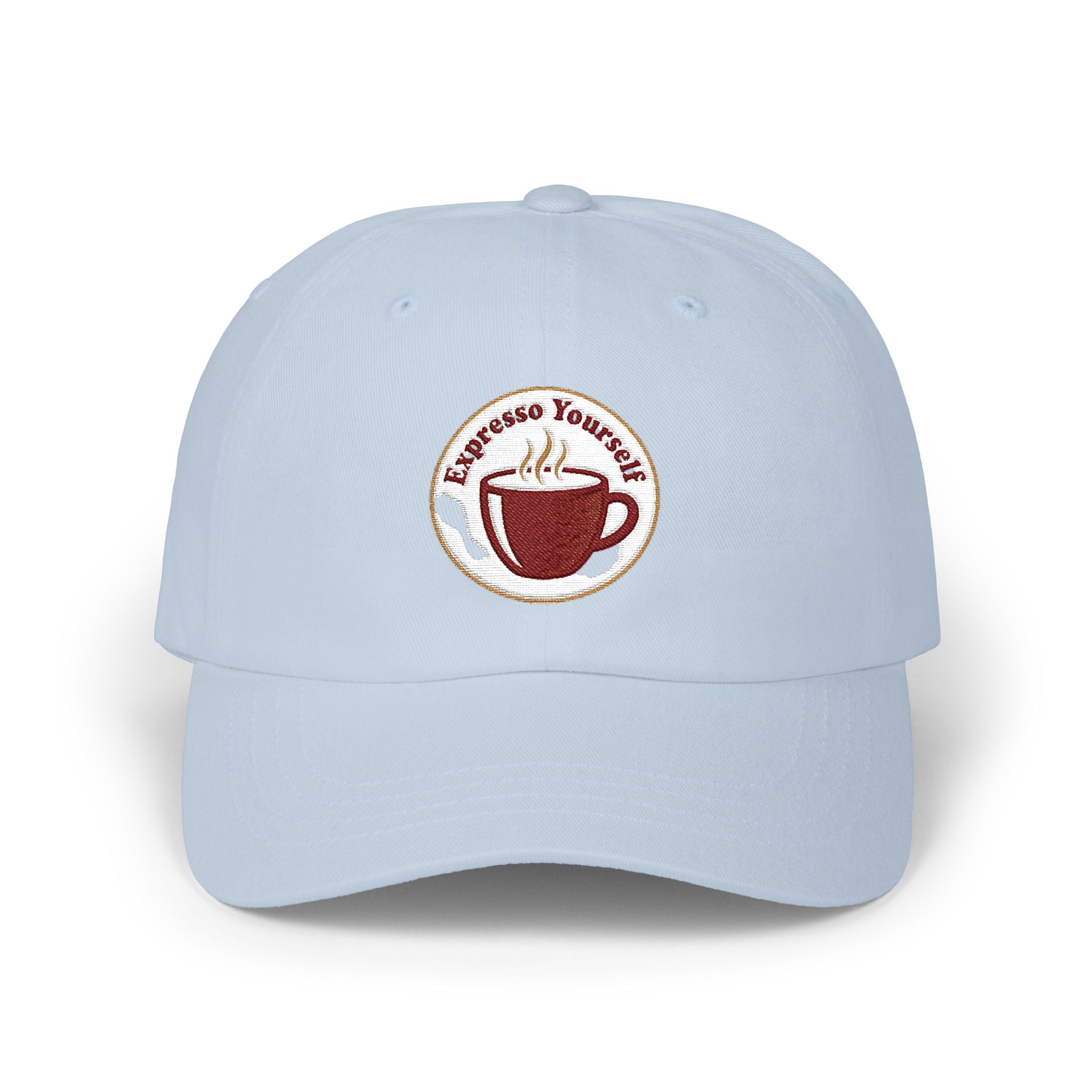 Coffee Yourself Dad Cap – Embroidered Espresso Cup Baseball Hat