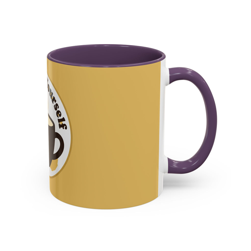 Personalized Espresso Yourself Accent Coffee Mug - Funny Coffee Lover Gift (11/15oz)