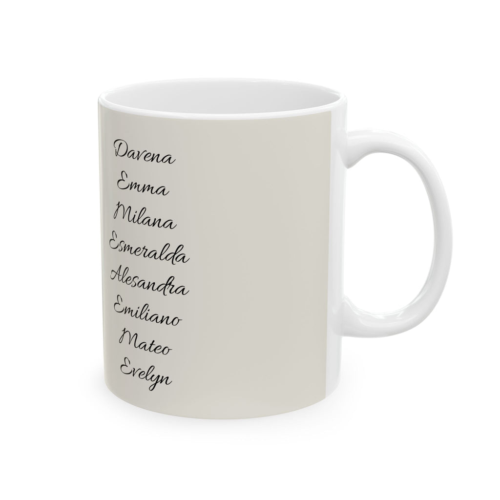 Personalized photo and text Ceramic Mug, (11oz, 15oz)
