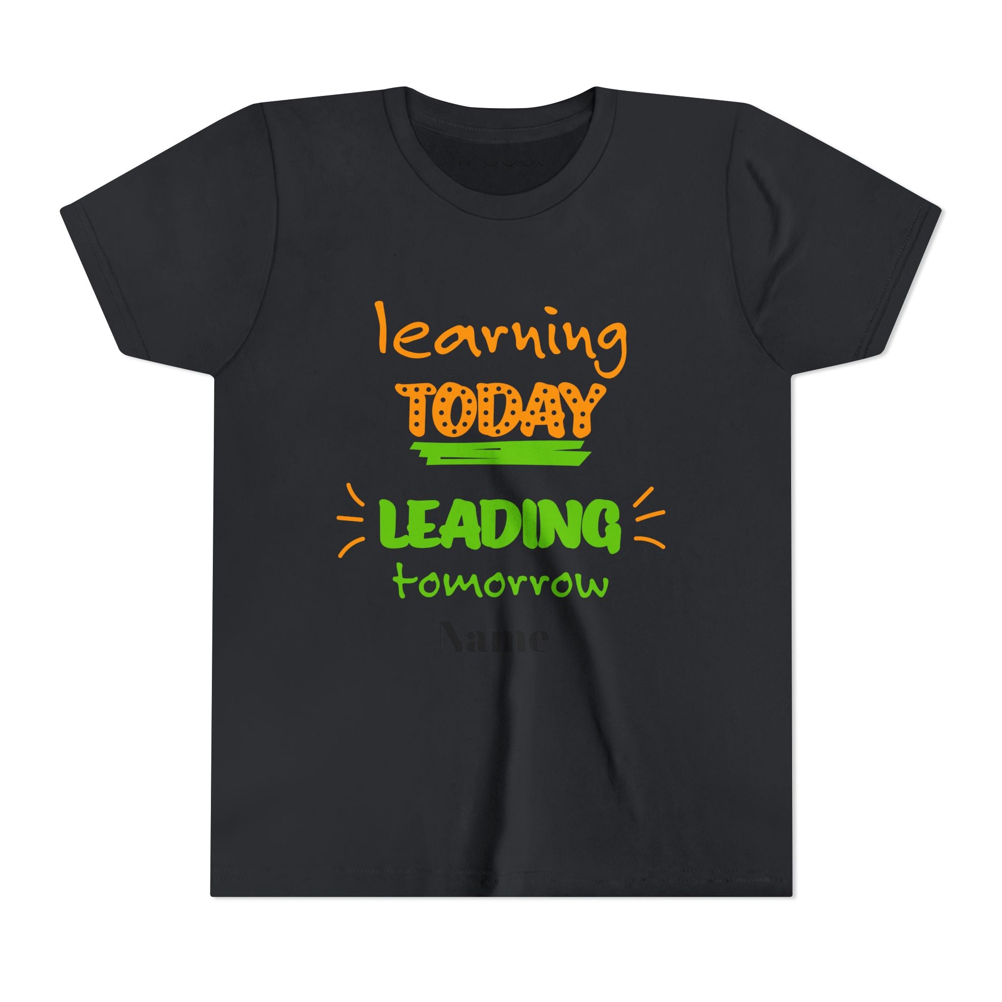 Personalized Youth Tee - Learning Today Leading Tomorrow