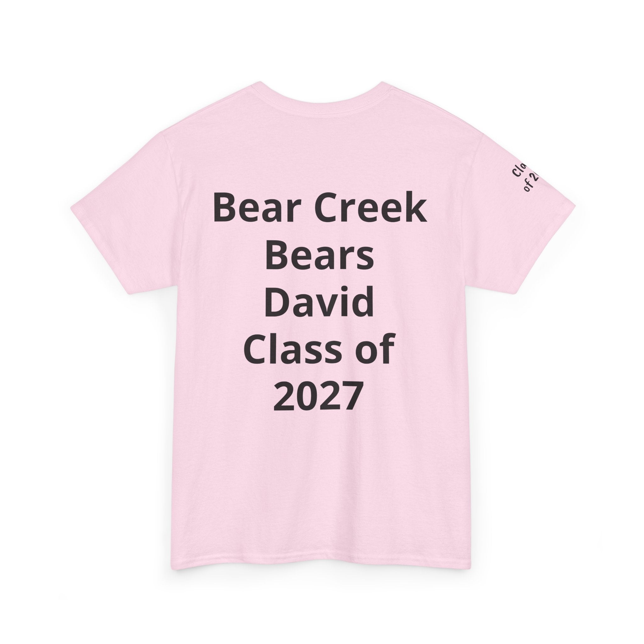 Personalized "Class of" and School pride, Back to School-Unisex Heavy Cotton Tee