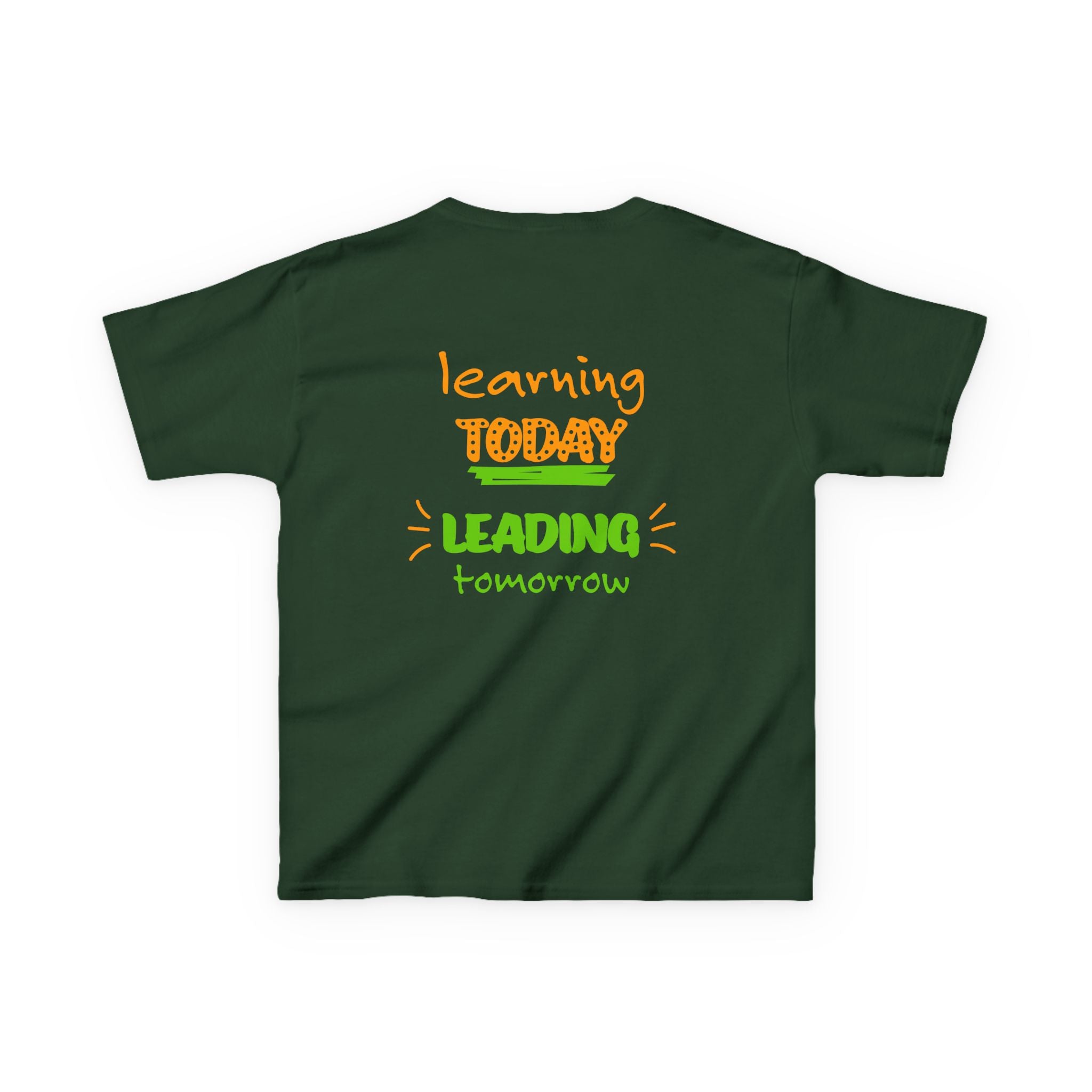 Kids Tee —  Back to School "BOSS" Personalized : "Learning Today, Leading Tomorrow"