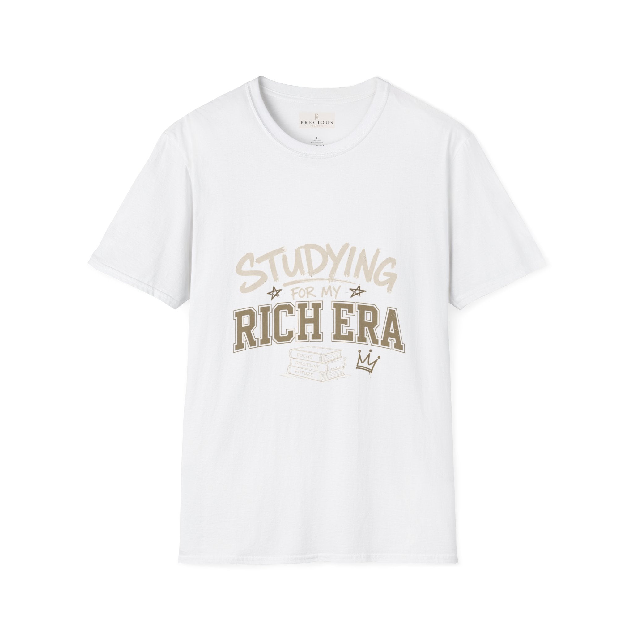 Personalized "Studying For My Rich Era", "Fear Less Do More" comfortable unisex T-Shirt