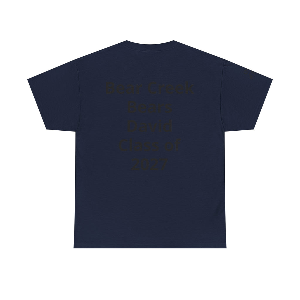 Personalized "Class of" and School pride, Back to School-Unisex Heavy Cotton Tee
