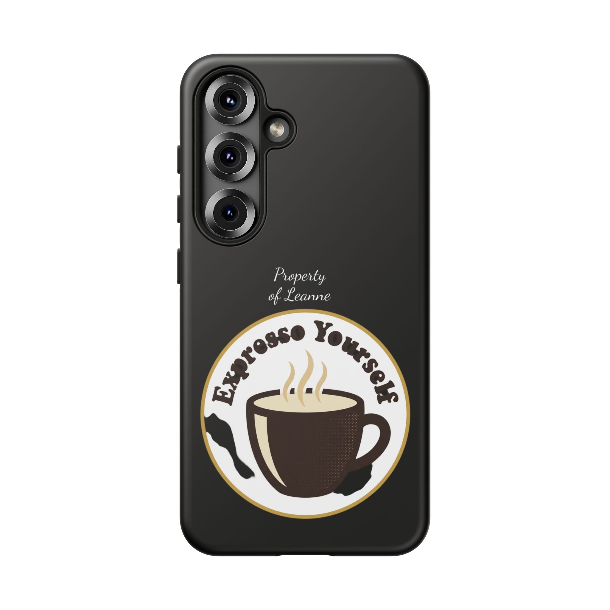 Espresso Yourself Phone Case — Cute Coffee Cup Protective Case for Coffee Lovers