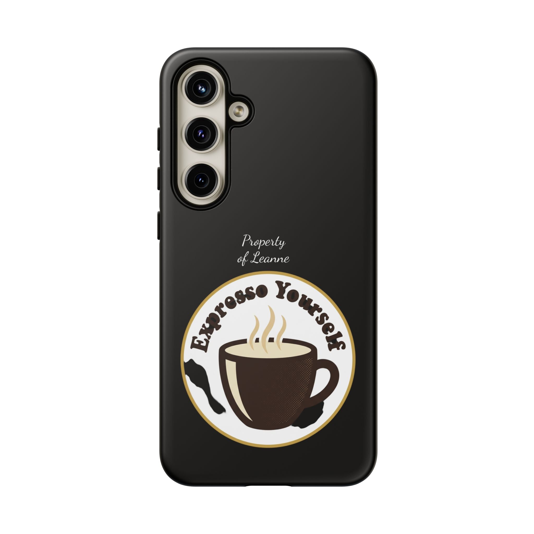 Espresso Yourself Phone Case — Cute Coffee Cup Protective Case for Coffee Lovers