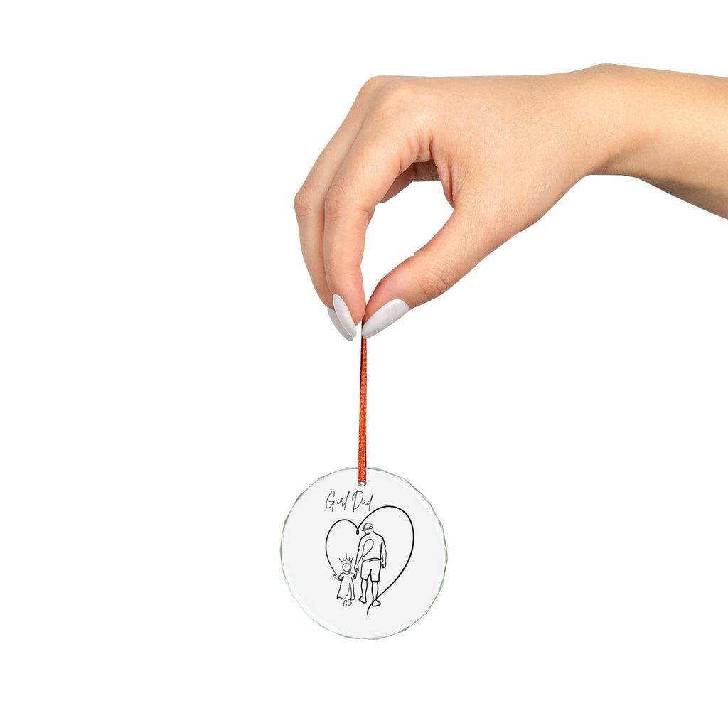 Personalized Glass Ornament, Single