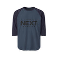 The Next Chapter Raglan Shirt — 'NEXT' Motivational 3/4 Sleeve Baseball Tee