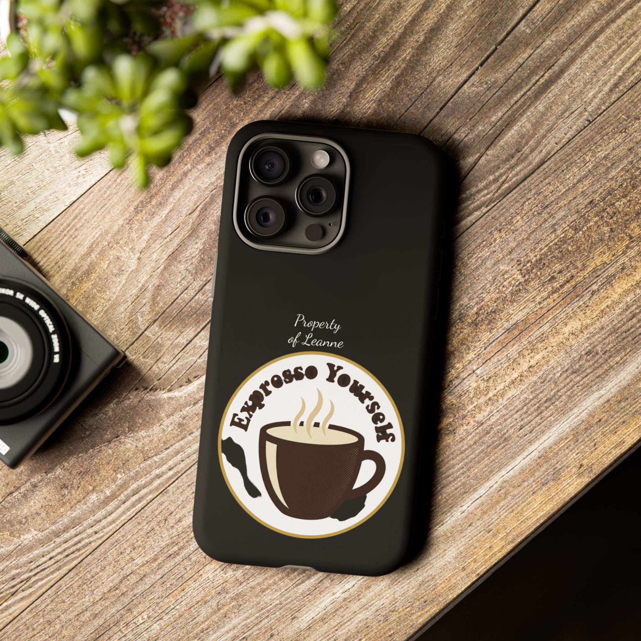Espresso Yourself Phone Case — Cute Coffee Cup Protective Case for Coffee Lovers