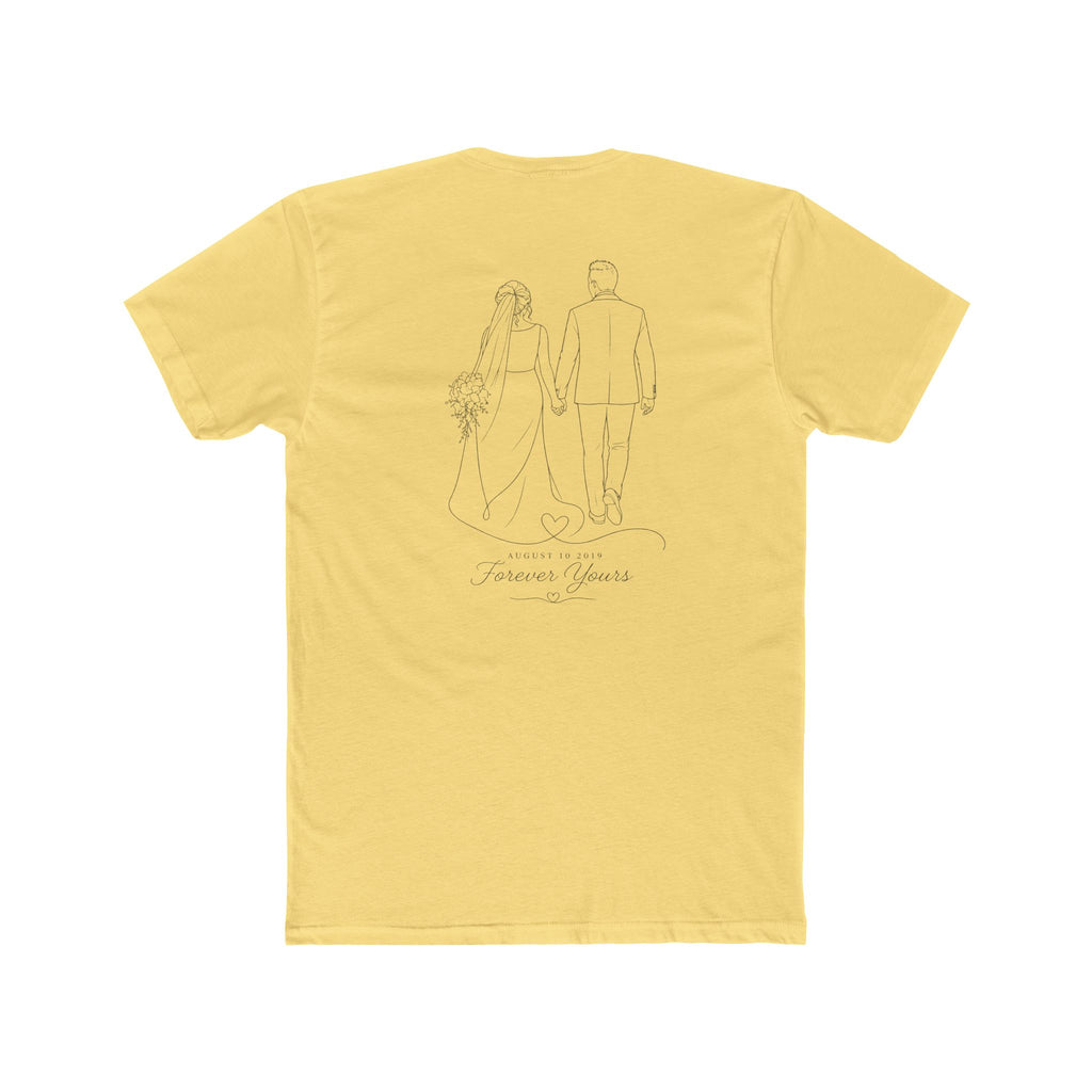 Unisex Personalized Front and Back Cotton Crew Tee