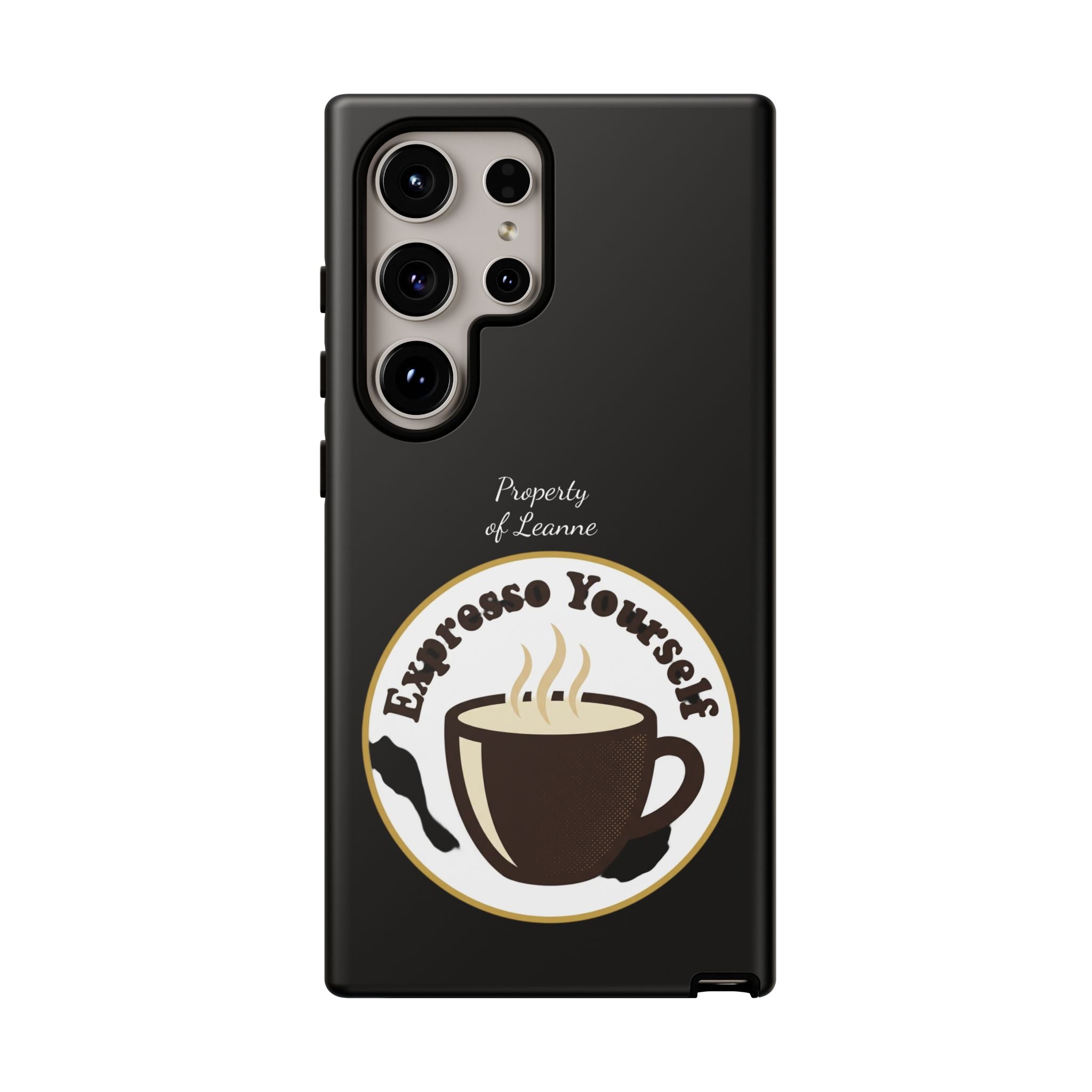 Espresso Yourself Phone Case — Cute Coffee Cup Protective Case for Coffee Lovers