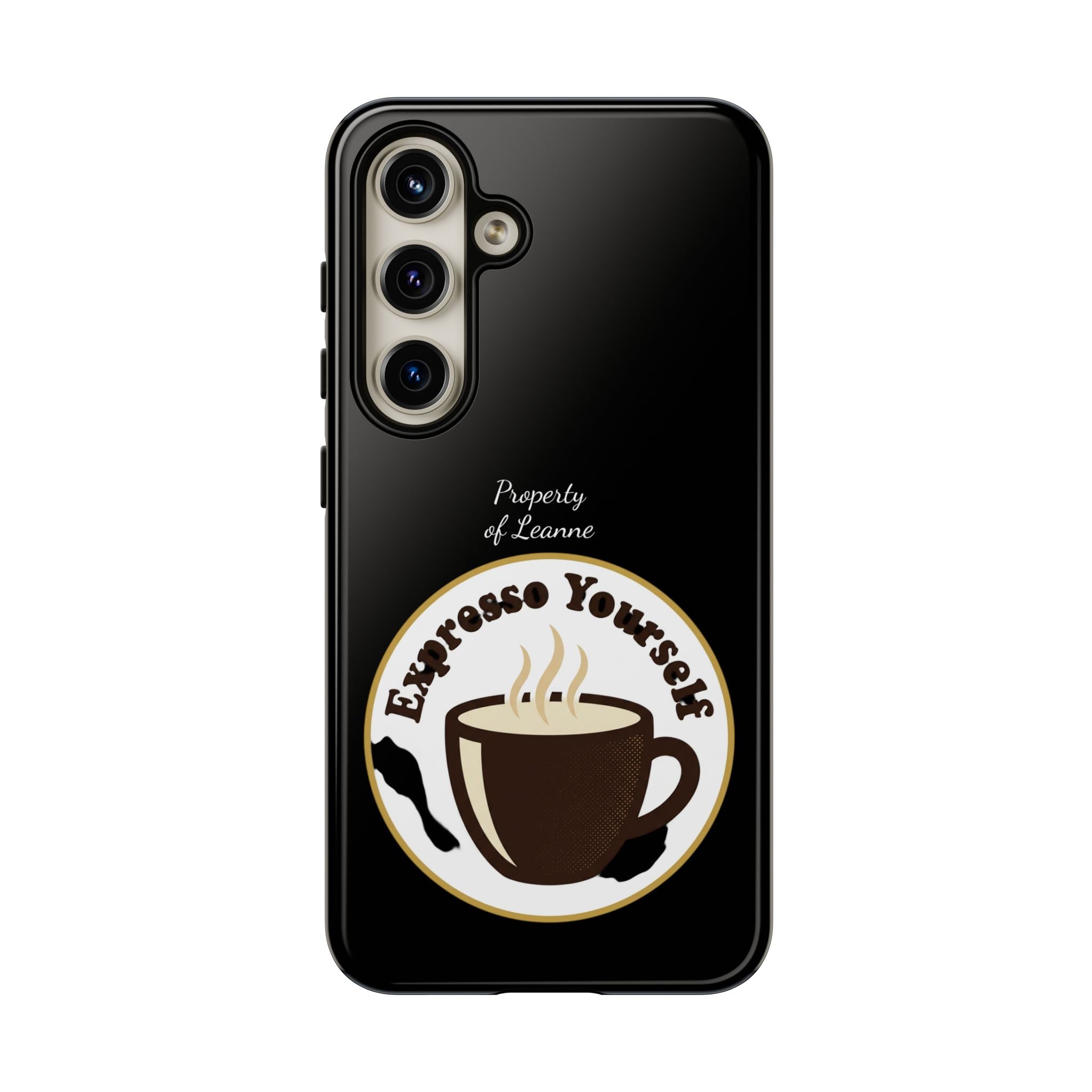 Espresso Yourself Phone Case — Cute Coffee Cup Protective Case for Coffee Lovers